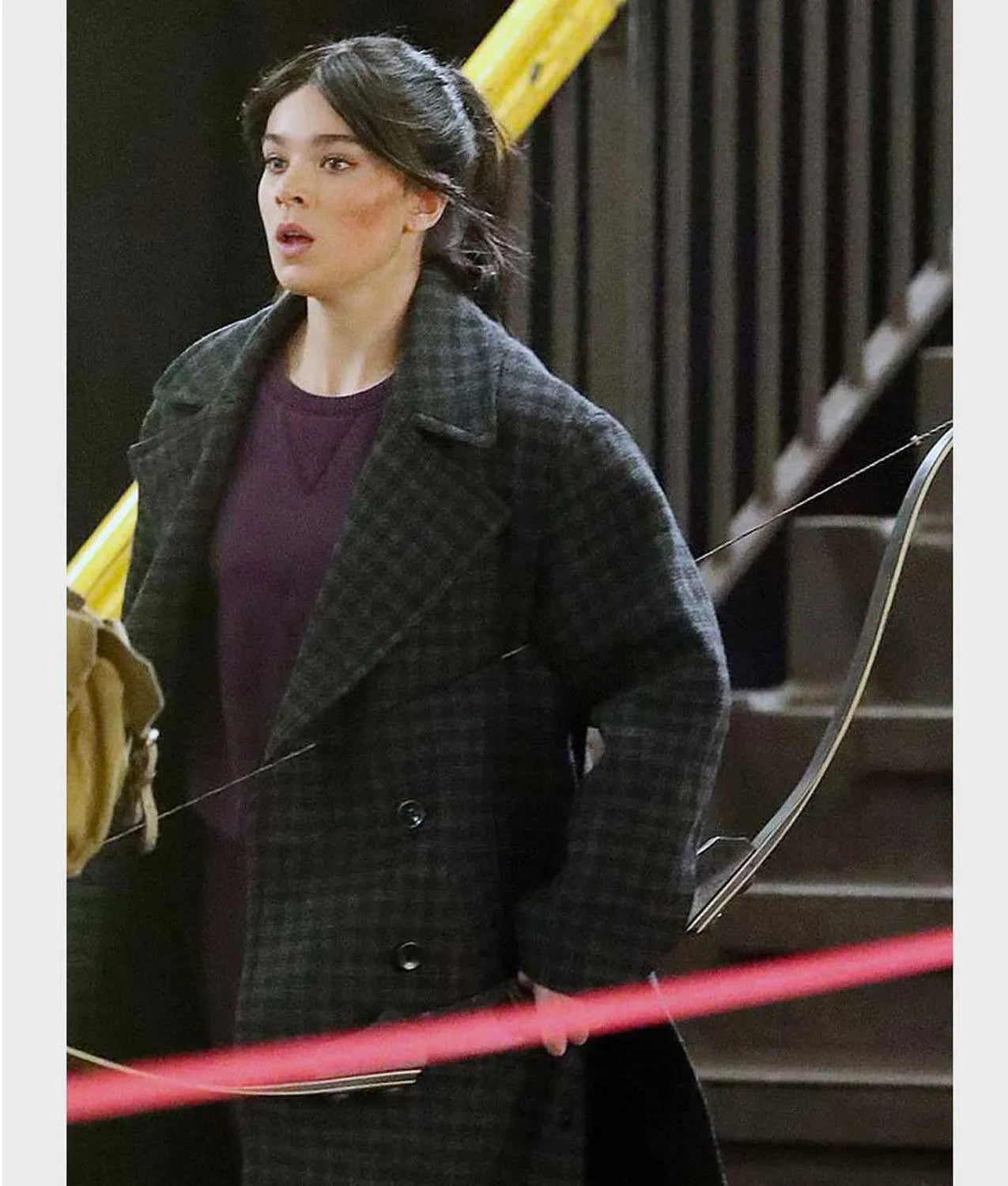 MANTEAU À CARREAUX OVERSIZED