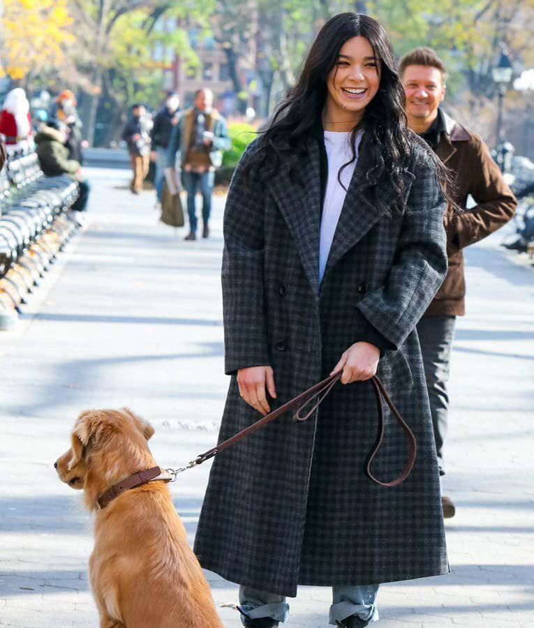 MANTEAU À CARREAUX OVERSIZED