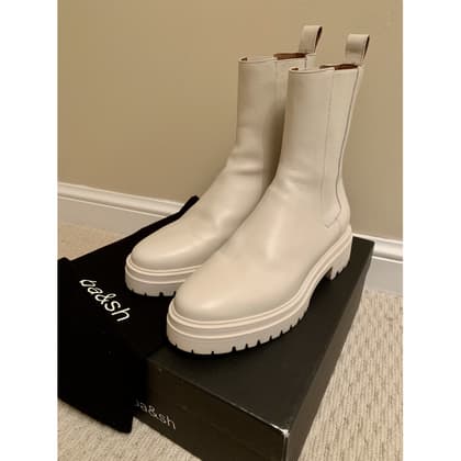 BOTTINES CHELSEA ÉCRU