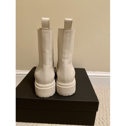 BOTTINES CHELSEA ÉCRU
