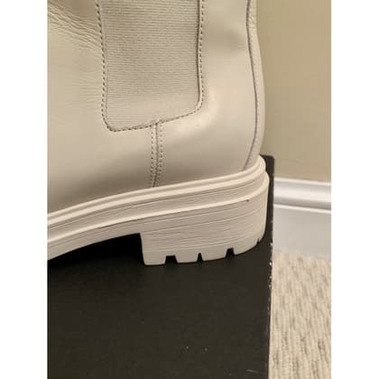 BOTTINES CHELSEA ÉCRU