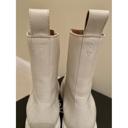 BOTTINES CHELSEA ÉCRU