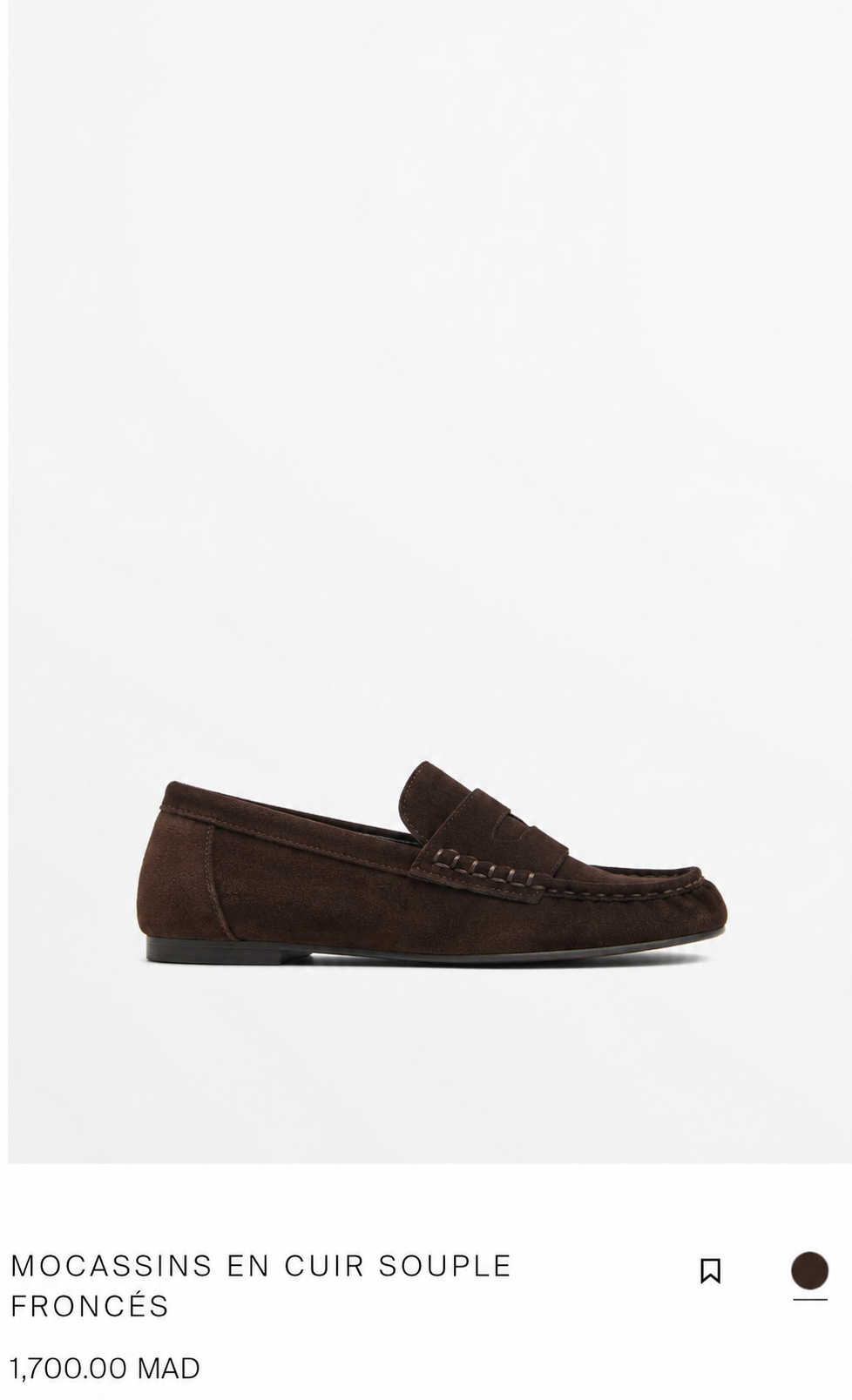 SPLIT SUEDE LEATHER LOAFERS
