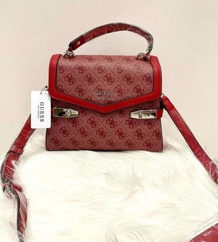 Sac À Main Guess Zadie Rouge