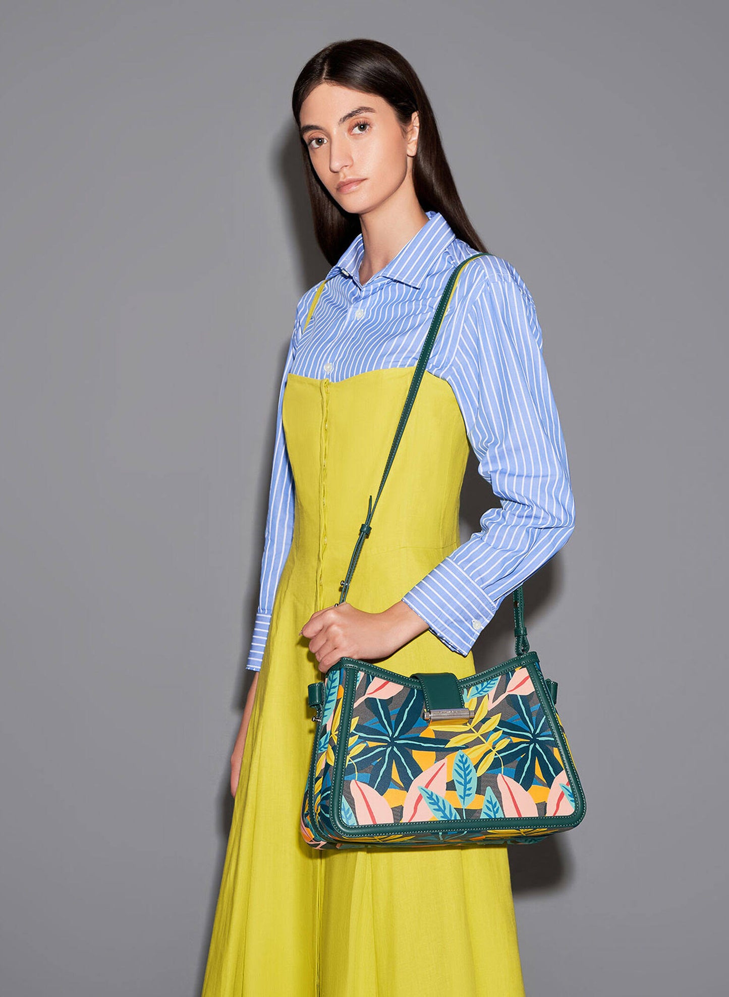 CHARLES & KEITH SAC HOBO À IMPRIMÉ LOLA - MULTICOLORE