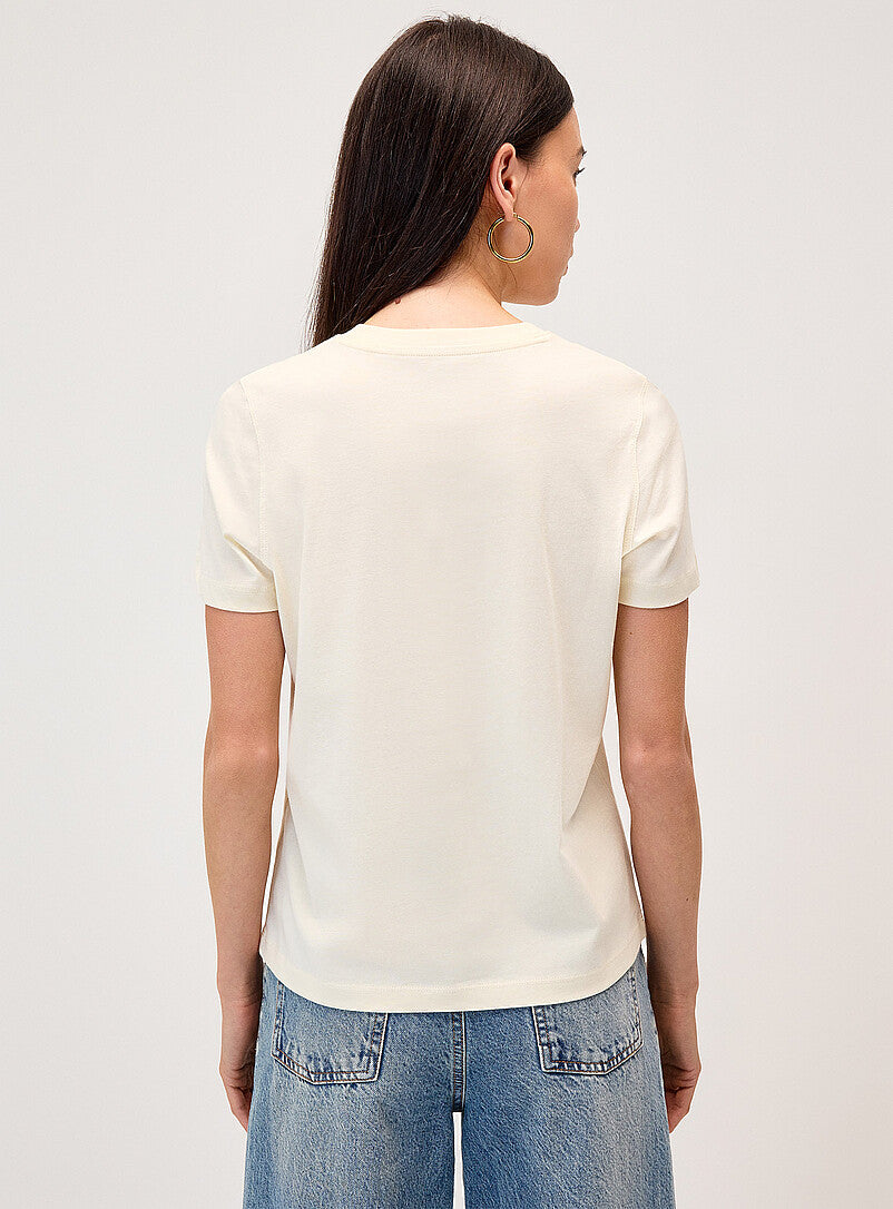 T-SHIRT COL ROND MANCHES COURTES