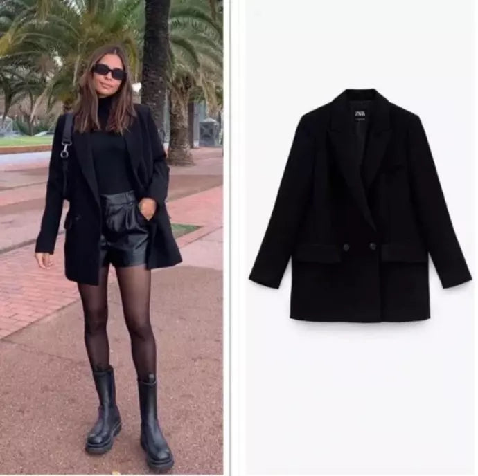 VESTE À BOUTONNAGE CROISÉ