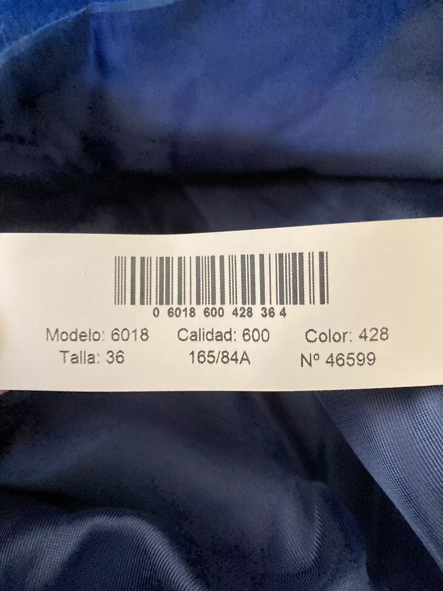 MASSIMO DUTTI BLAZER DÉLAVÉ BLEU