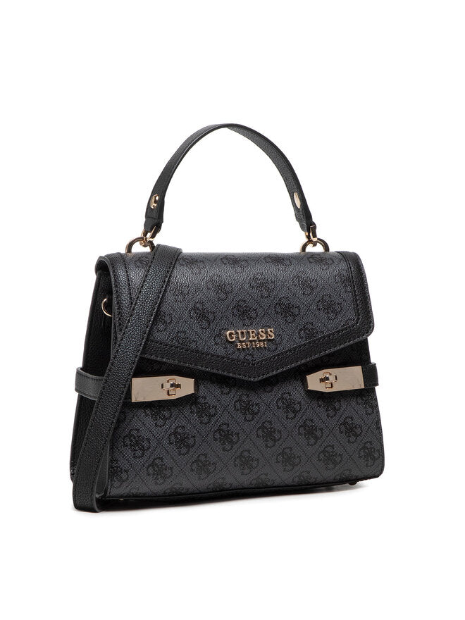 GUESS SAC À MAIN ZADIE LOGO TOP HANDLE FLAP
