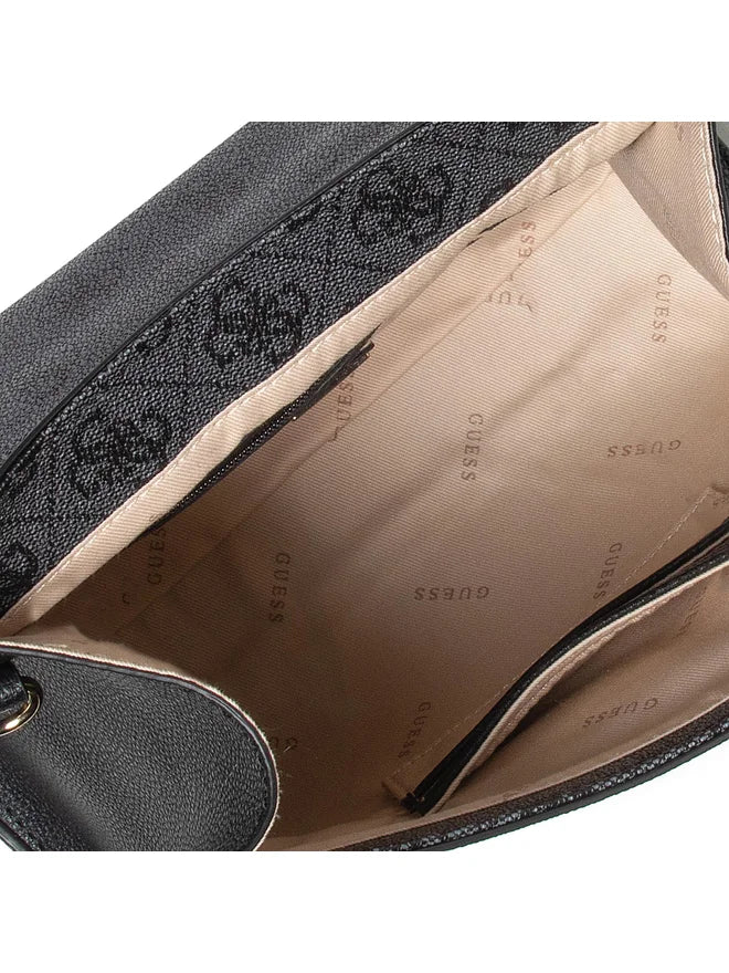 GUESS SAC À MAIN ZADIE LOGO TOP HANDLE FLAP
