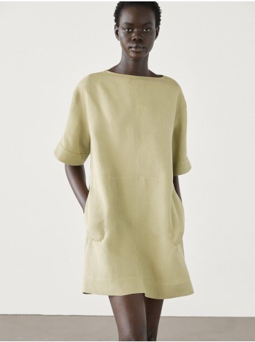 ROBE COURTE EN LIN