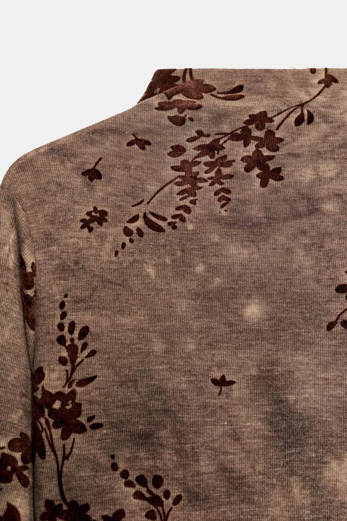 ROBE ASYMÉTRIQUE FLOQUÉE