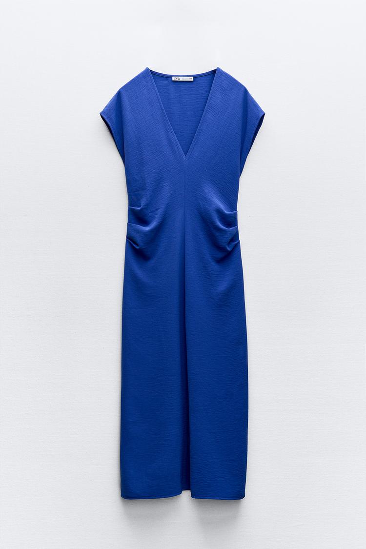 Robe Fluide À Franges Bluish