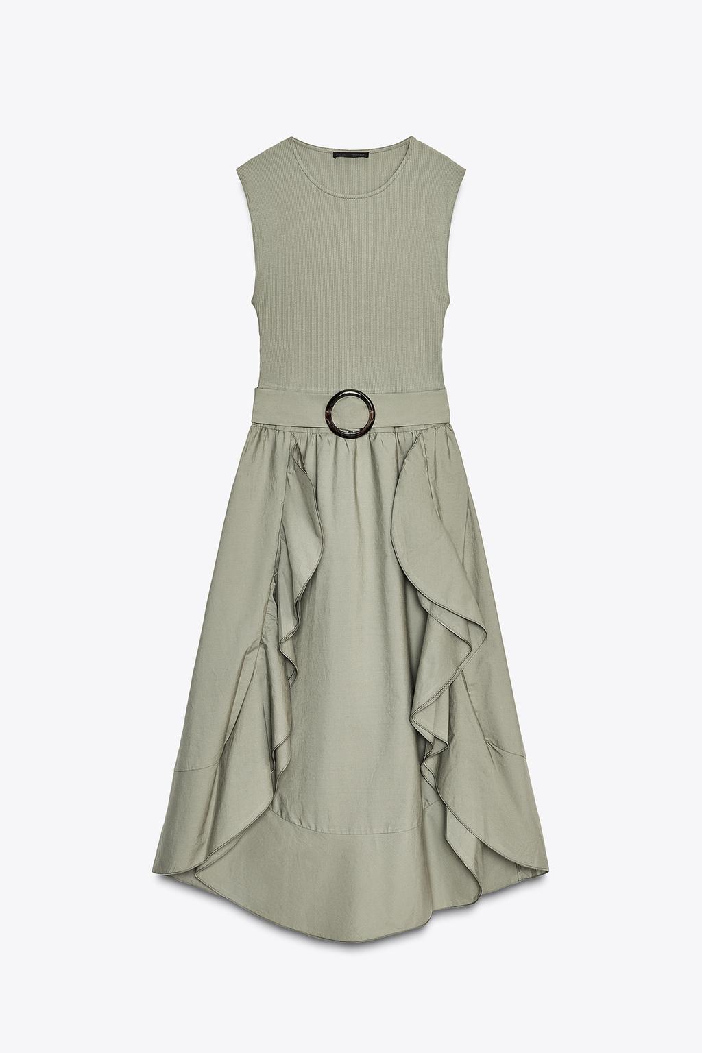 ROBE COMBINÉE AVEC CEINTURE