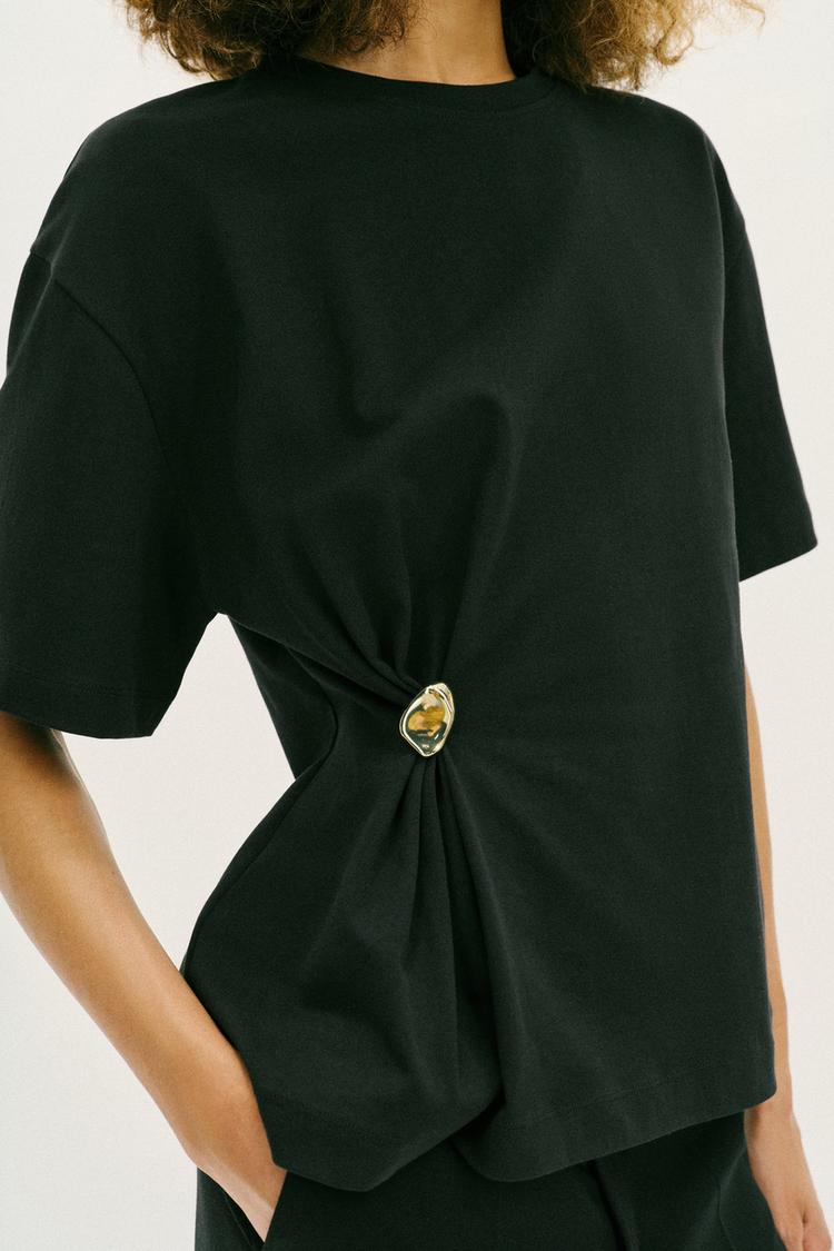 T-SHIRT HEAVY COTTON À DÉCOR