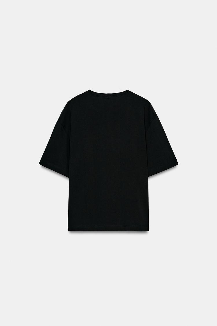 T-SHIRT HEAVY COTTON À DÉCOR