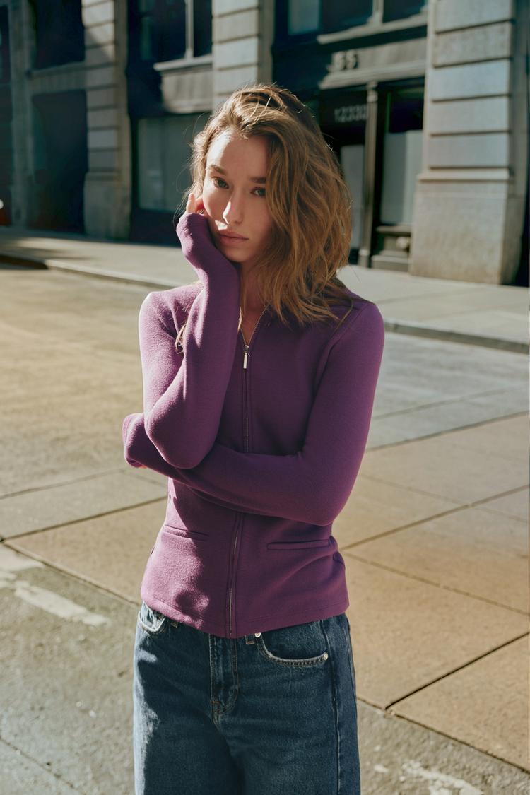 VESTE SOFT ZIPPÉE