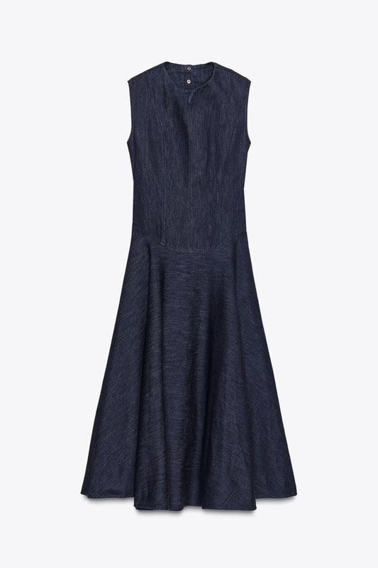 ROBE MIDI EN DENIM ZW COLLECTION