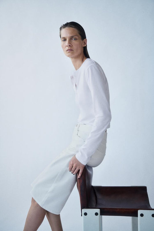 T-SHIRT 100% COTON BOUTONS