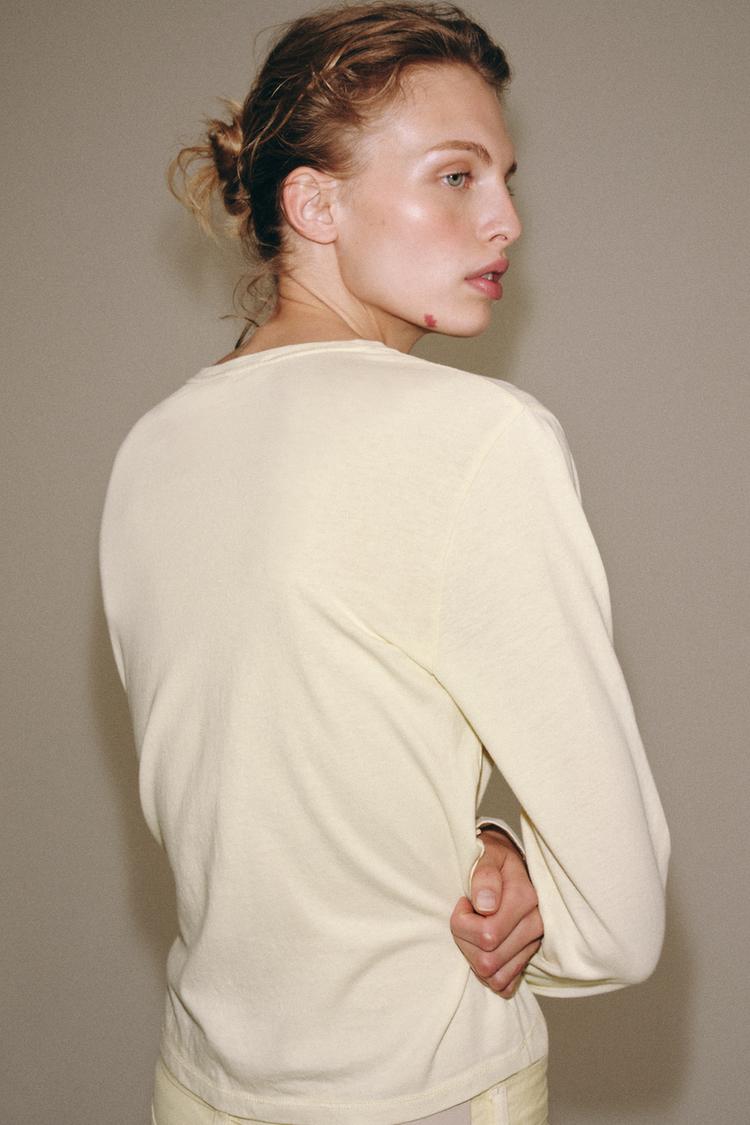 T-SHIRT 100% COTON BOUTONS