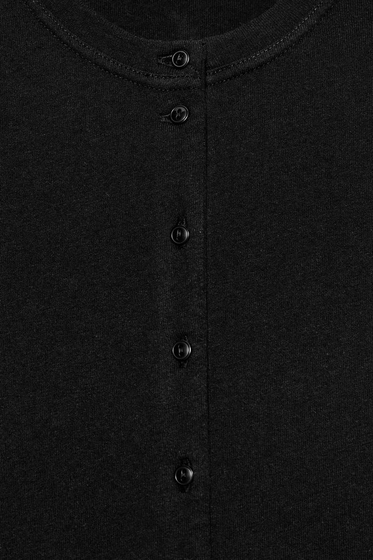 T-SHIRT 100% COTON BOUTONS