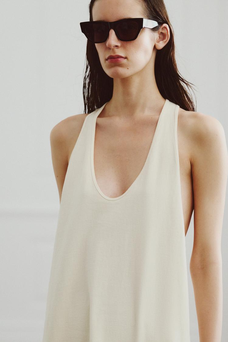 ROBE LONGUE EN COTON