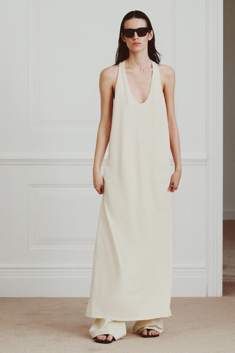 ROBE LONGUE EN COTON