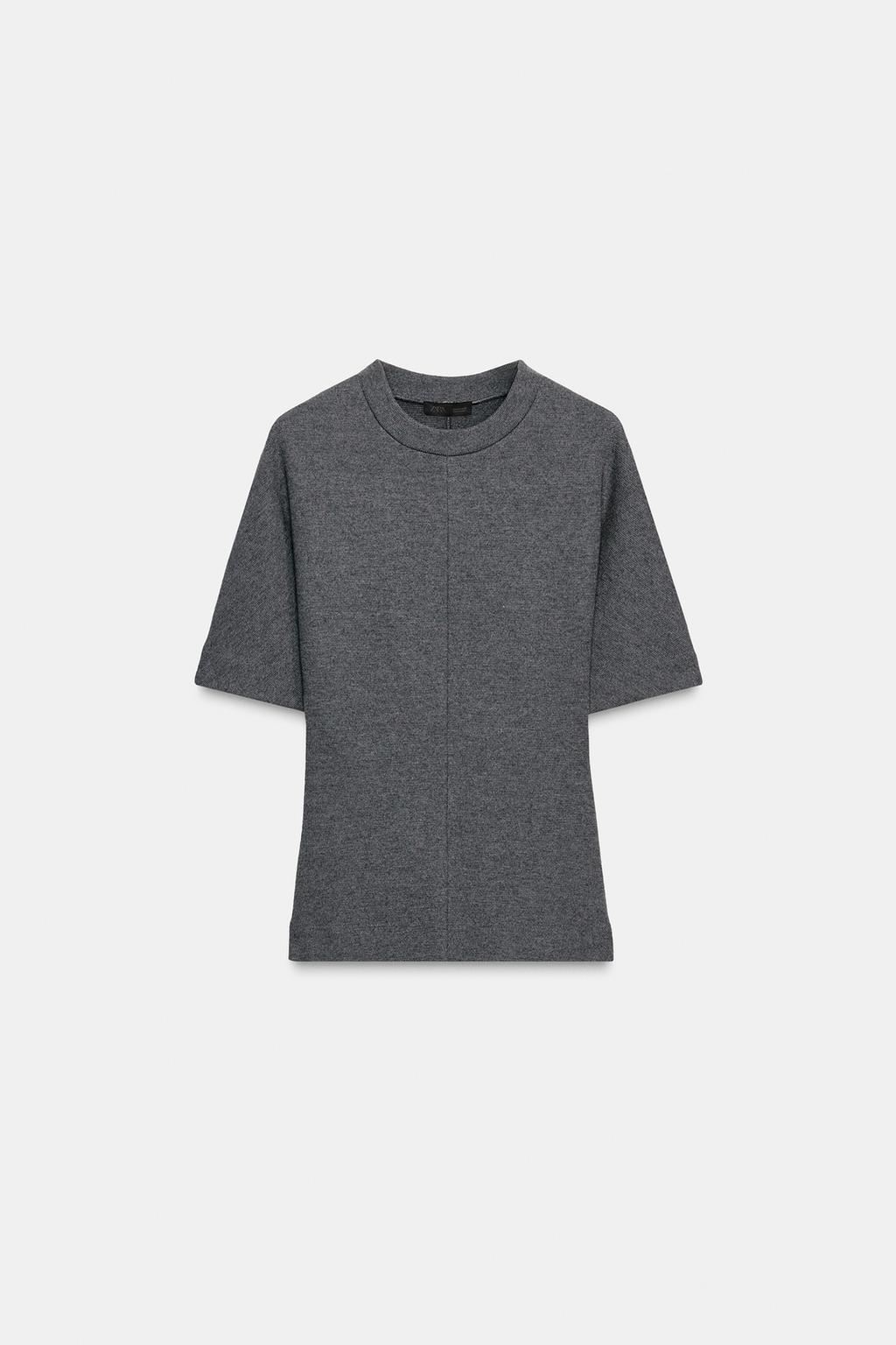 ENSEMBLE TOP DOUX AJUSTÉ À MANCHES COURTES | PANTALON LARGE SOFT