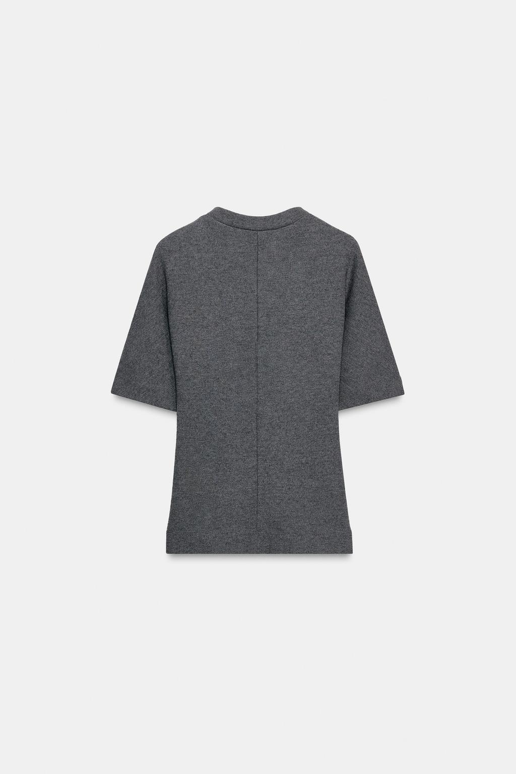 ENSEMBLE TOP DOUX AJUSTÉ À MANCHES COURTES | PANTALON LARGE SOFT