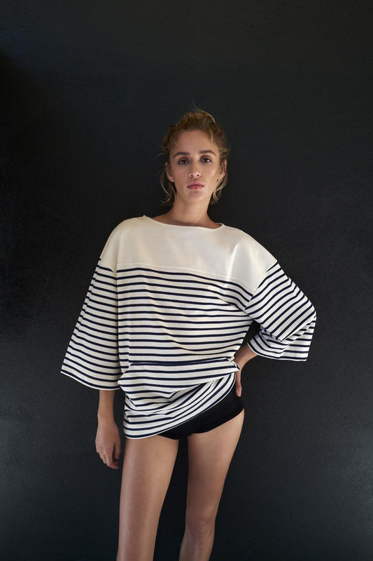 T-SHIRT HEAVY COTTON RAYURES
