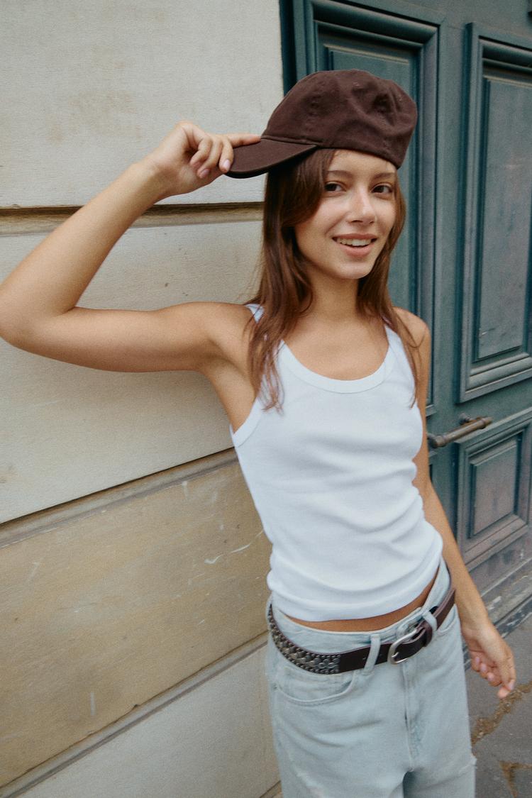 BERMUDA JORTS DENIM TRF DÉCHIRURES TAILLE MOYENNE