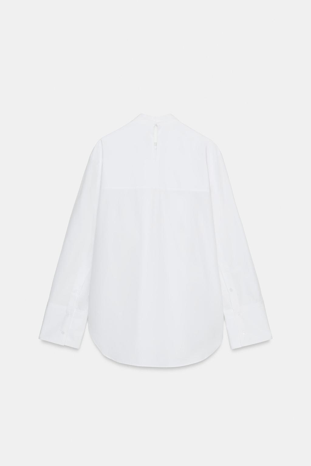 CHEMISE EN POPELINE À NŒUD ZW COLLECTION