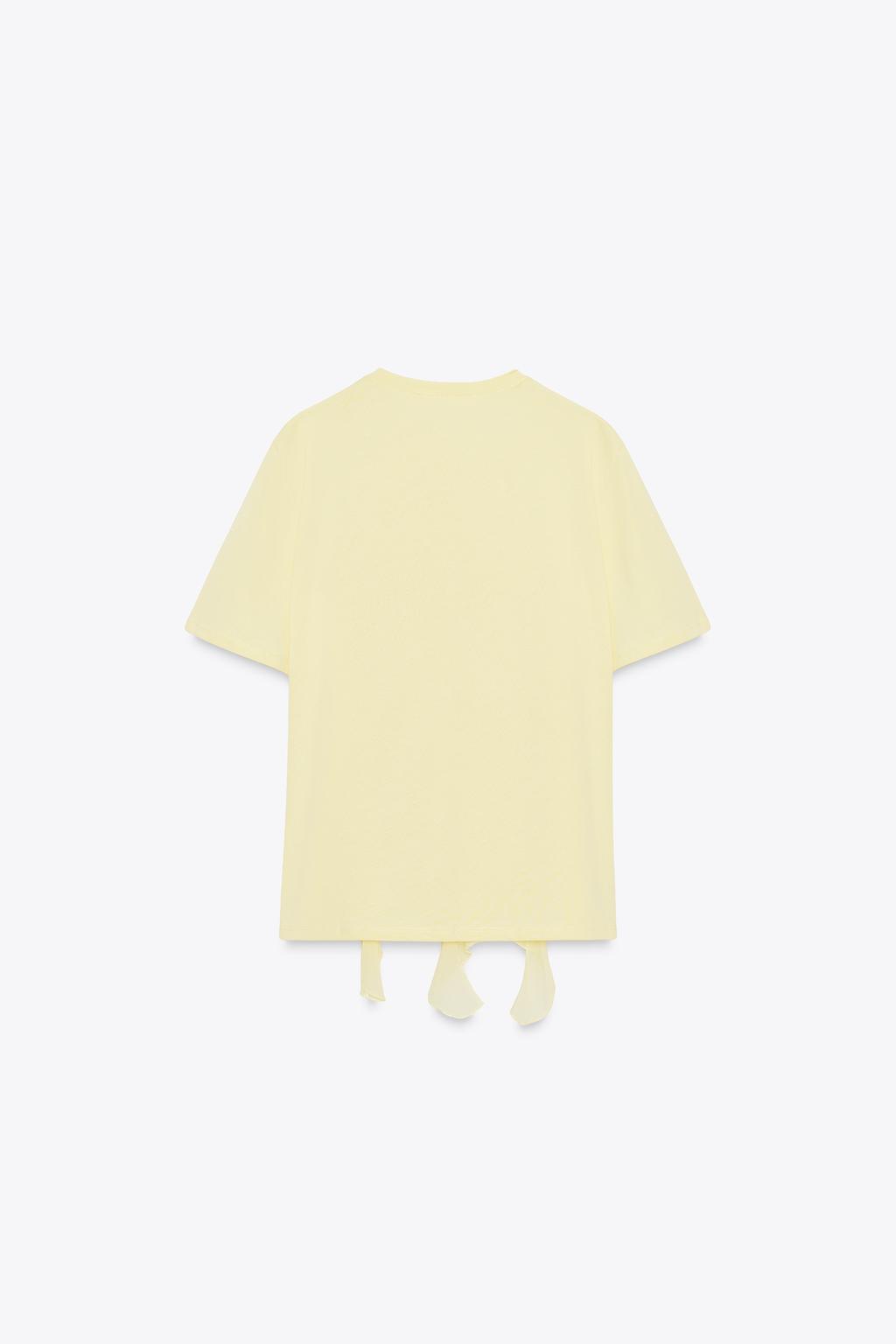 T-SHIRT À VOLANTS