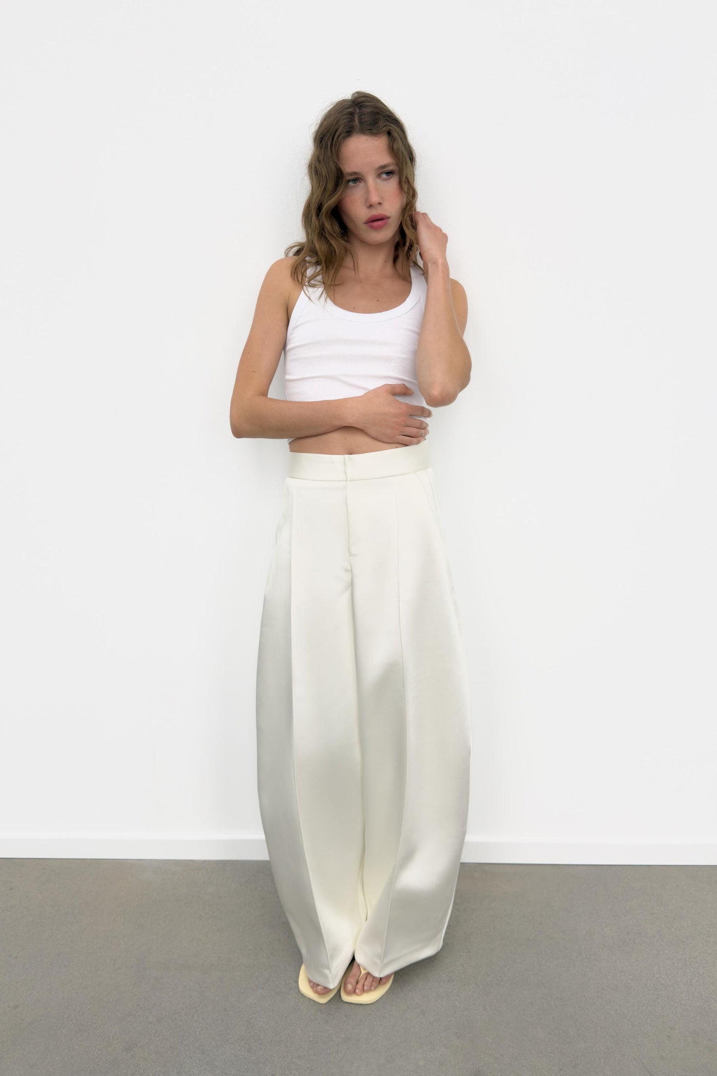 PANTALON SATINÉ BARREL