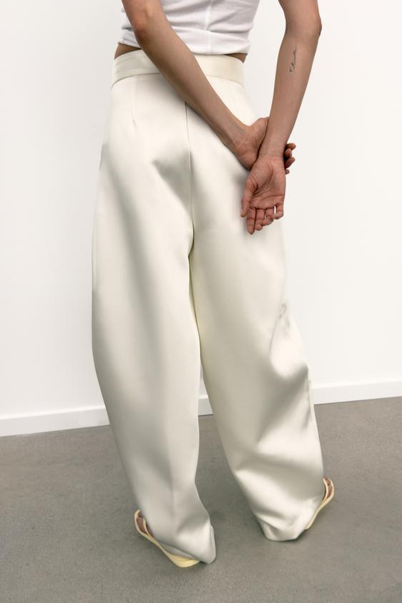 PANTALON SATINÉ BARREL