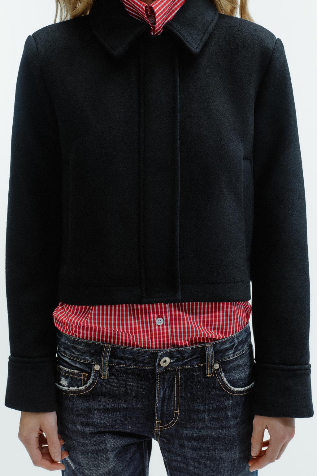 CHEMISE OVERSIZE EN POPELINE À CARREAUX