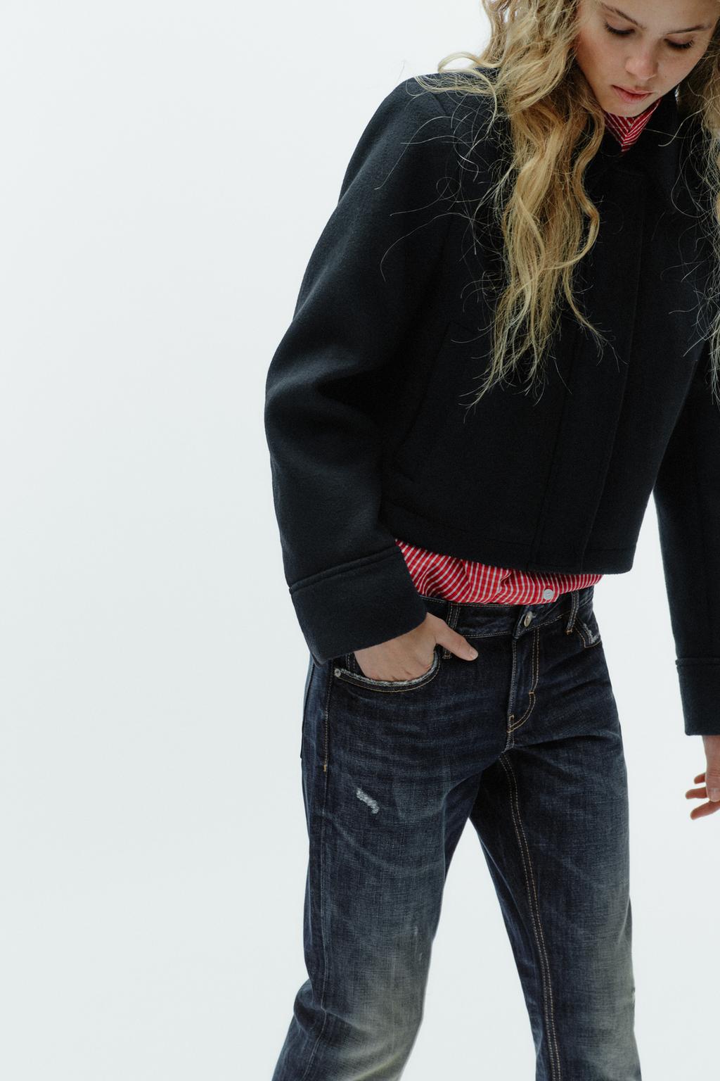 CHEMISE OVERSIZE EN POPELINE À CARREAUX