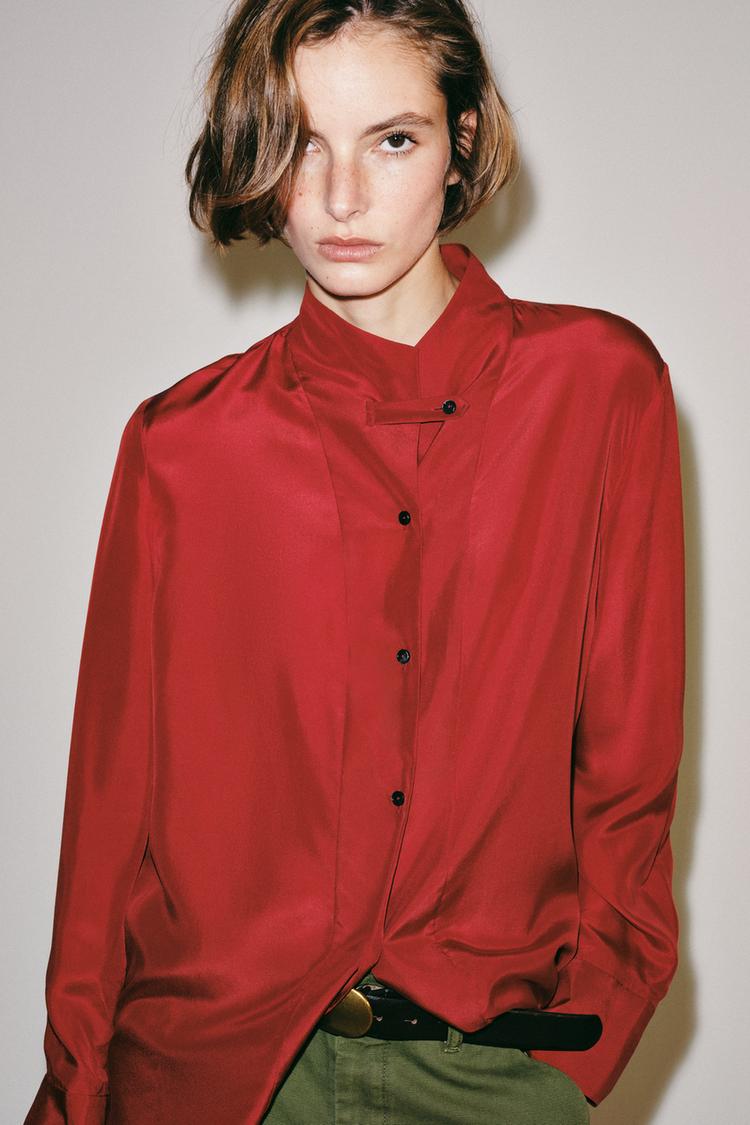 CHEMISE 100% SOIE ZW COLLECTION