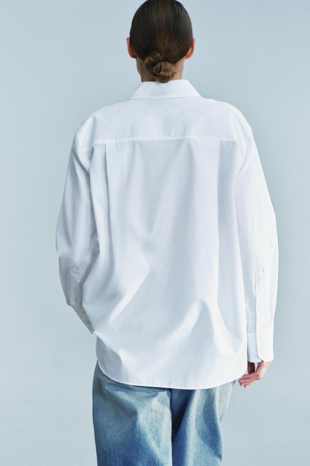 CHEMISE UNIE EN POPELINE ZW COLLECTION