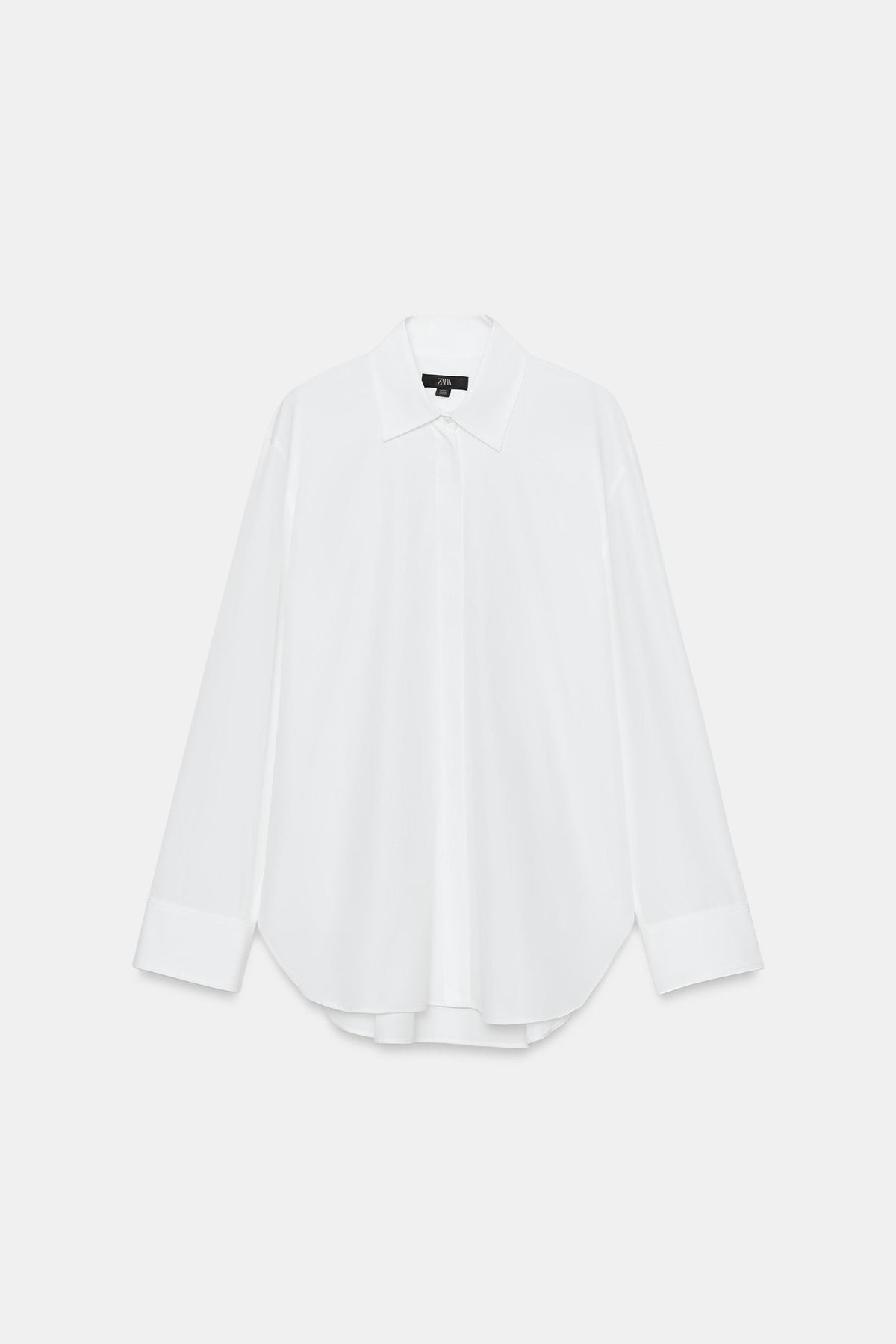 CHEMISE UNIE EN POPELINE ZW COLLECTION