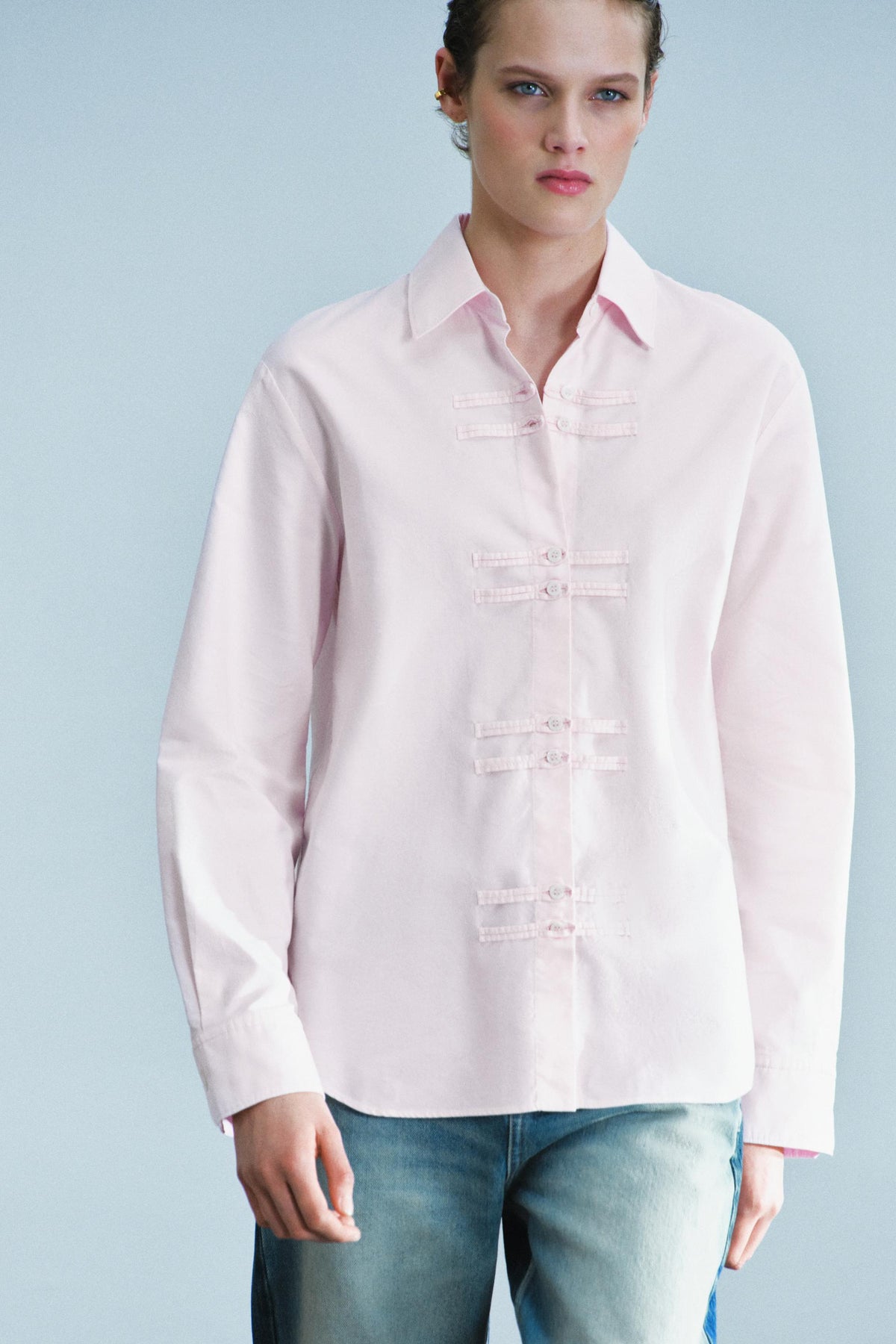 CHEMISE OXFORD AVEC BRANDEBOURGS ZW COLLECTION