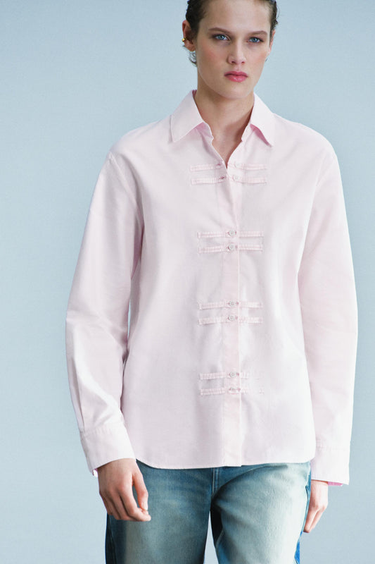 CHEMISE OXFORD AVEC BRANDEBOURGS ZW COLLECTION