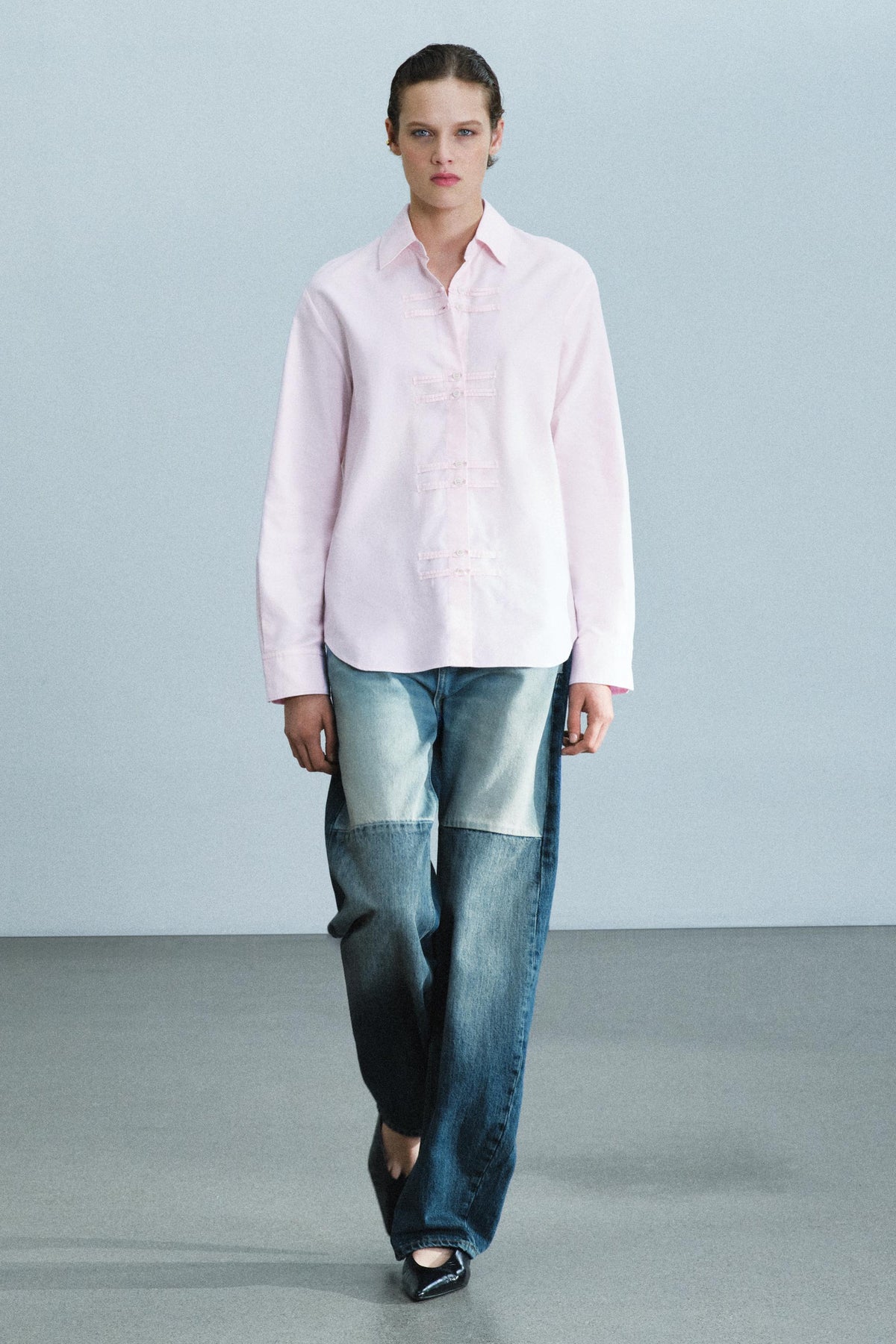 CHEMISE OXFORD AVEC BRANDEBOURGS ZW COLLECTION