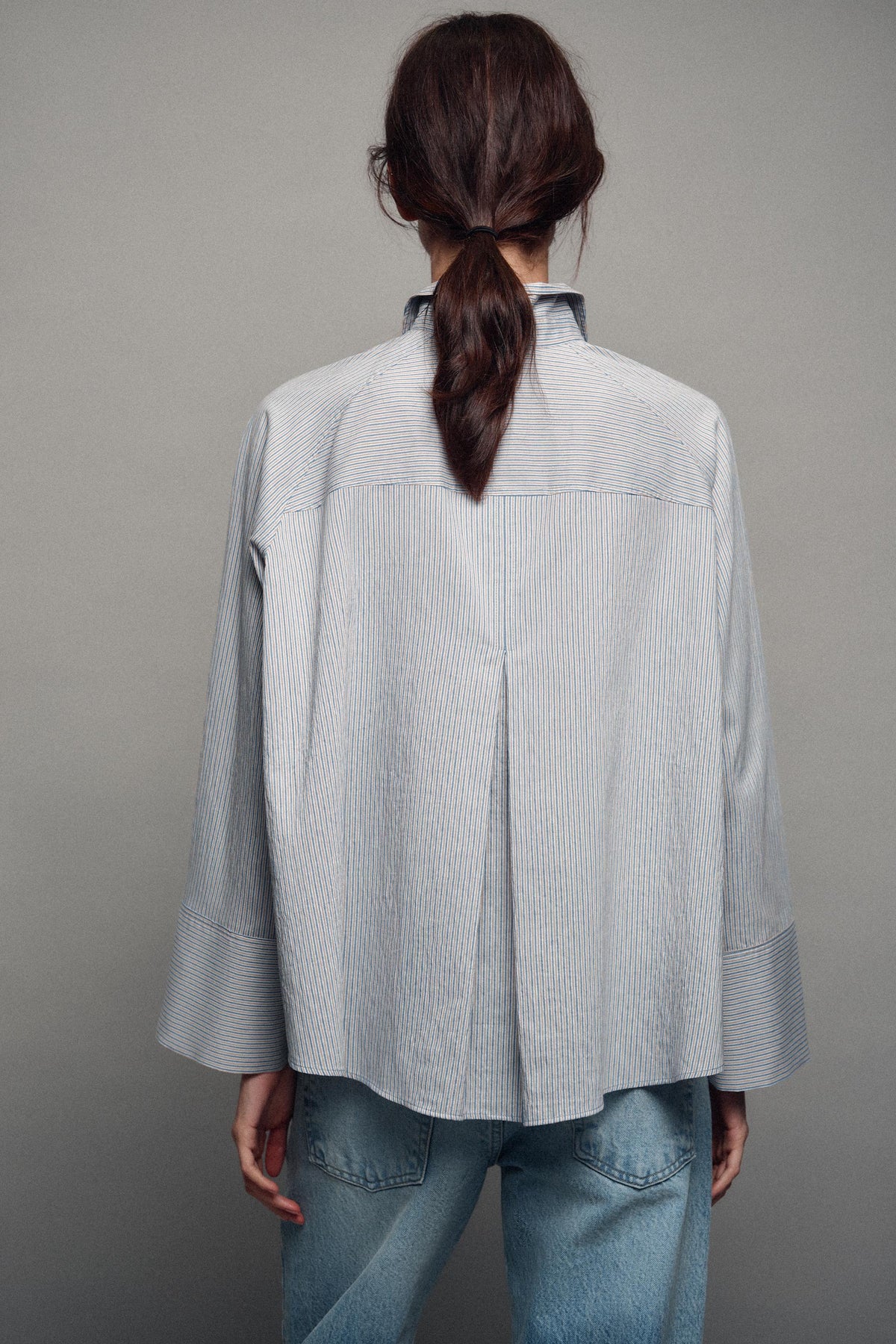CHEMISE CROISÉE RAYURES ZW COLLECTION