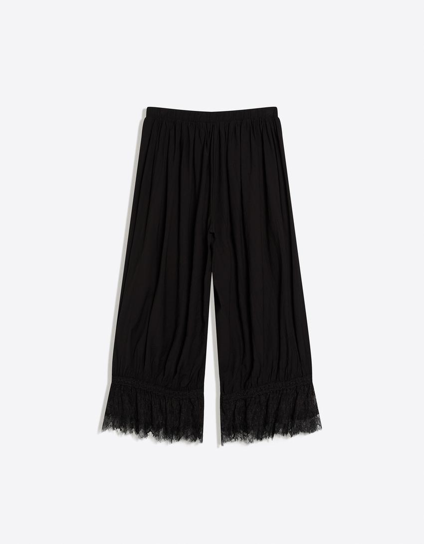 PANTALON BOUFFANT STYLE LINGERIE