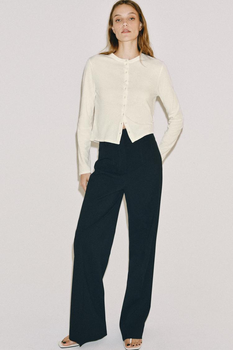 T-SHIRT 100% COTON BOUTONS