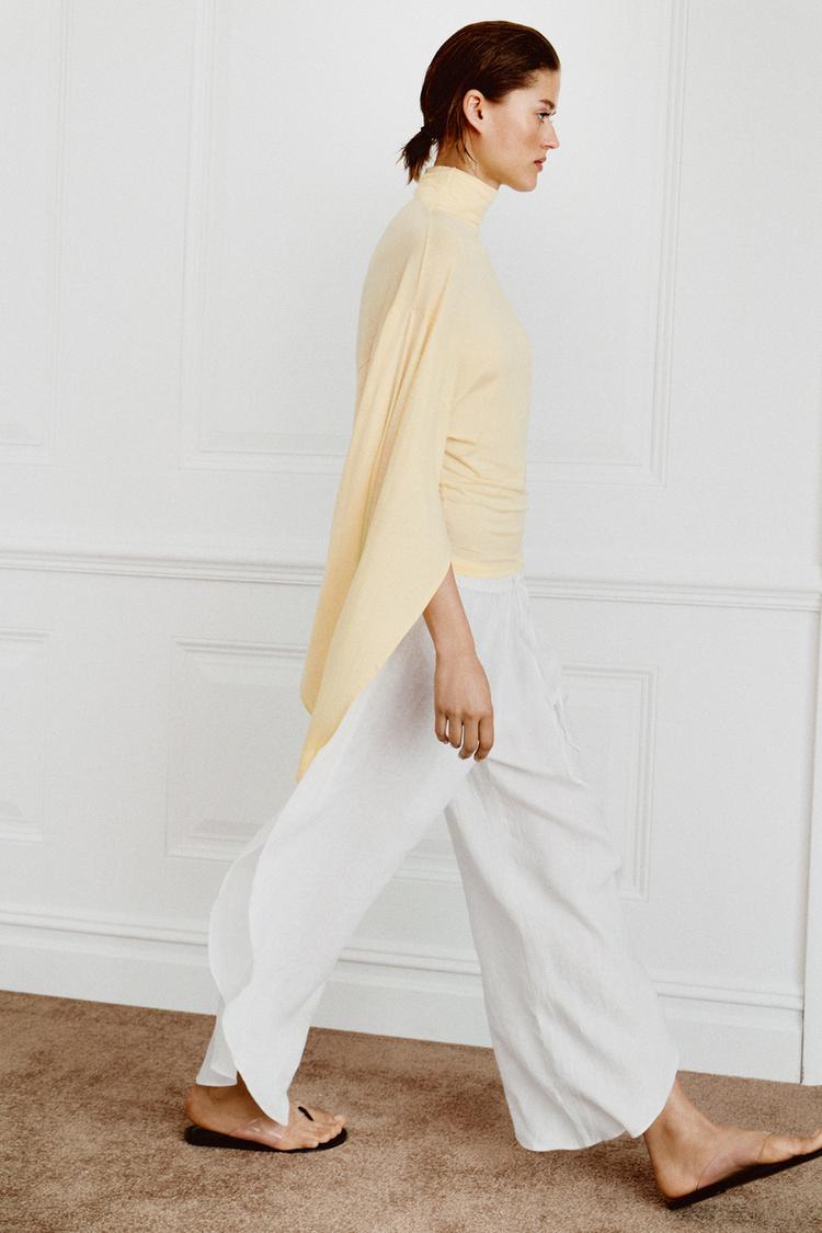 PANTALON LIN À OUVERTURES ZW COLLECTION