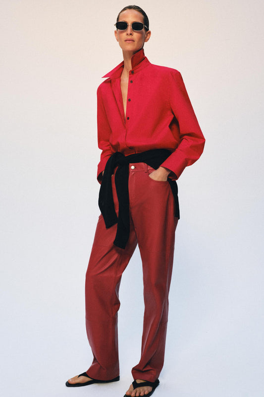 OVERSIZE POPLIN SHIRT