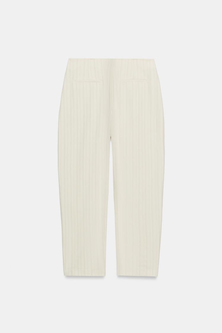 PANTALON BARREL À RAYURES ZW COLLECTION