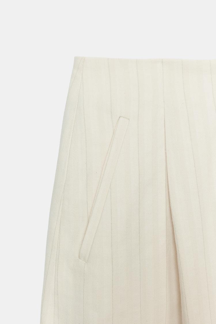 PANTALON BARREL À RAYURES ZW COLLECTION